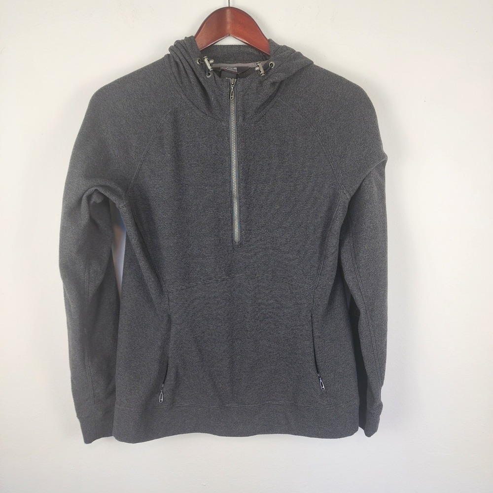 Outdoor Research Pullover Hoodie Half Zip Pockets Athleisure Gray Women's Medium
